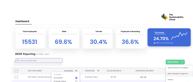 Stakeholder Management interface